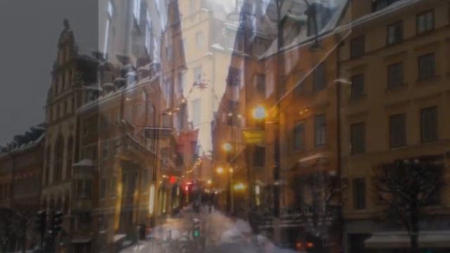 Рождество в Скандинавии, витрины, улочки, дома..