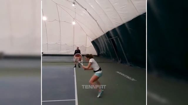 Alize Cornet Training Workout смотреть онлайн