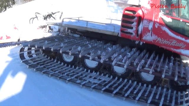 Чем выравнивают Горнолыжные Склоны (Ратрак Pisten Bully ) смотреть онлайн