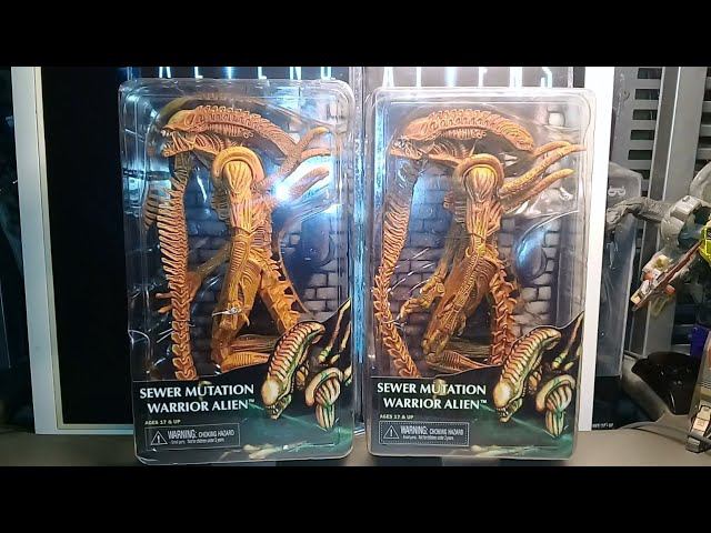 Comparison! Neca Sewer Mutation Warrior Alien (Original vs Knock Off) SDCC 2017 excl., TMNT Style! смотреть онлайн