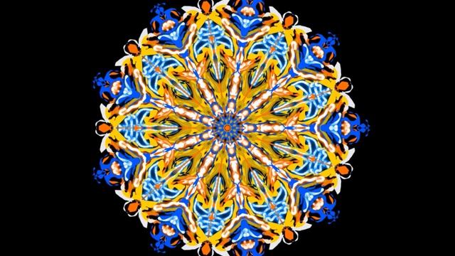 Mandala Art: Blue Star Kachina |Time-Lapse Art | Kaleidoscope | Digital Art смотреть онлайн