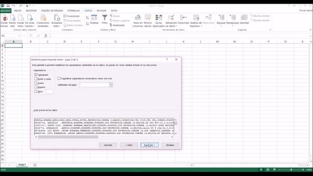 Como abrir un archivo csv delimitado por comas en excel смотреть онлайн