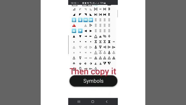 Tutorial of how to get smile with triangle emoji and more text emojis! смотреть онлайн