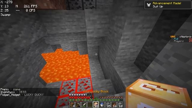 Minecraft UHC but you can craft LUCKY BLOCKS from any item... смотреть онлайн