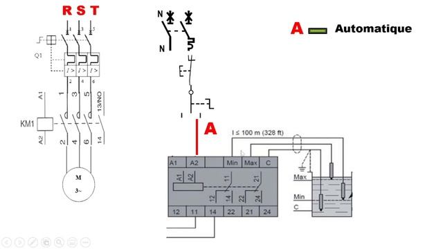 branchement pompe triphasée avec le minimum matériels смотреть онлайн
