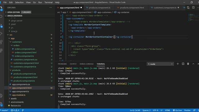 Angular @ContentChild смотреть онлайн