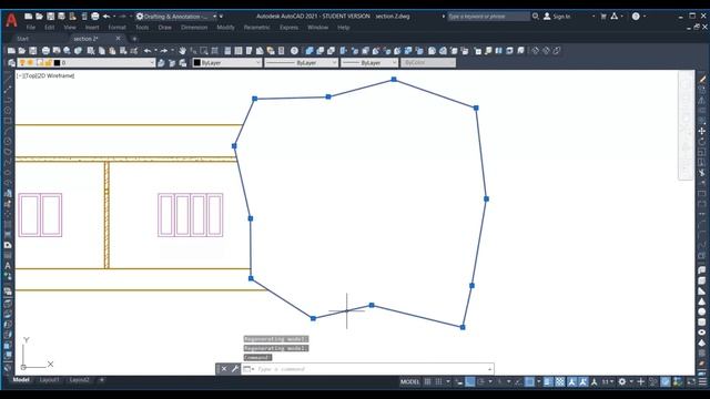 Mask objects or Temporary hide objects using wipeout Command in AutoCAD. смотреть онлайн