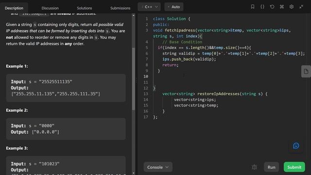 93. Restore IP Addresses | Leetcode POTD | 21January | Day 15 смотреть онлайн