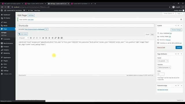 Part 8 - Shortcode and Support Settings - Custom Add to Cart Button and Link for WordPress смотреть онлайн