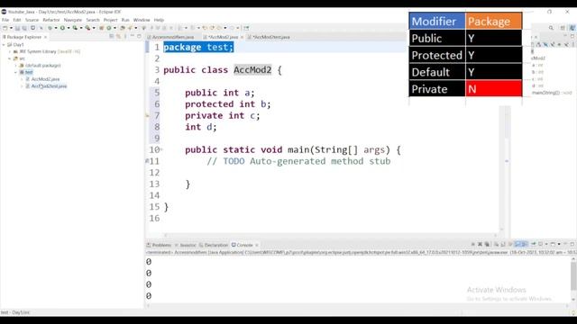 Access modifiers in Java | public private protected default in Java | package in Java | Jawan смотреть онлайн