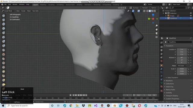 How to make hair, moustache, beard, eyebrows for 3d printing using blender смотреть онлайн