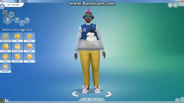 Создаю персонажа в sims 4 (Негр Негрович) смотреть онлайн