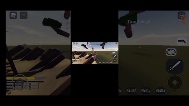Playing untitled Attack on titan in mobile! (must play) смотреть онлайн