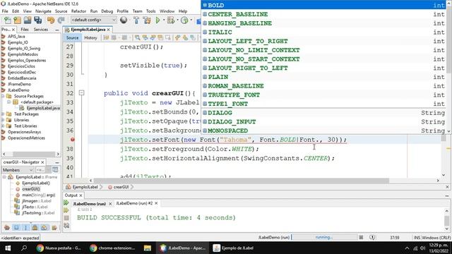 El paquete Swing - La clase JLabel | GUI en Java смотреть онлайн