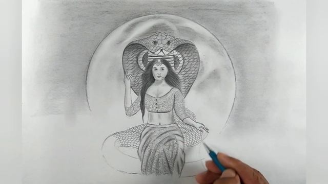 Nagin Drawing ll Nagin title song ll mouniroy ll nagin sketch ll Naagin 3 смотреть онлайн