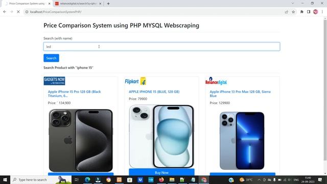 Price Comparison System using PHP and Webscraping смотреть онлайн