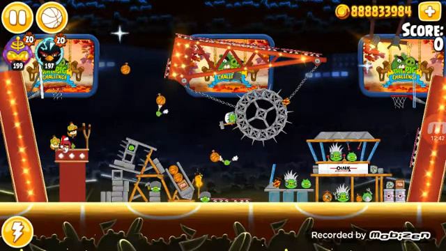 Angry Birds Seasons - Bölüm 52 - Ham Dunk Level 5-1 To 5-7 смотреть онлайн