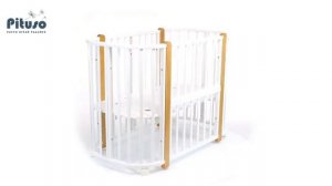 Детская кроватка Pituso Asti 5 в 1 поперечный маятник