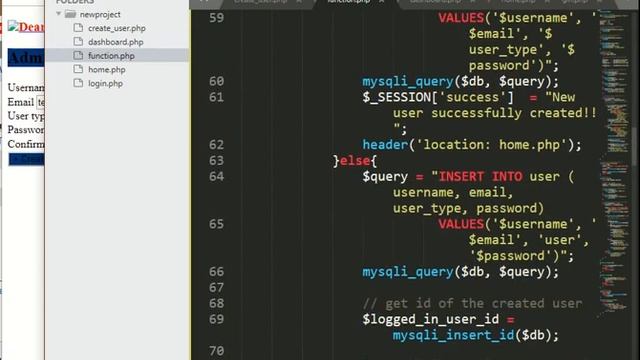 How to Create a Register and Login Form in PHP смотреть онлайн