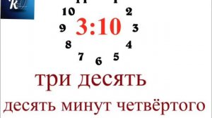 12- урок. Сколько времени?  Который час?