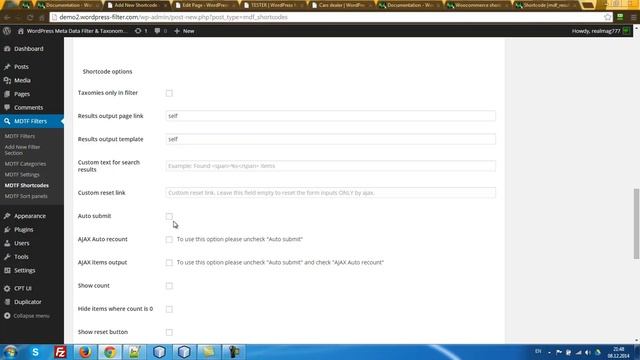 WORDPRESS META DATA FILTER AND TAXONOMIES FILTER - search posts by ajax in WordPress смотреть онлайн