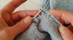 Как провязать последнюю петлю в японских укороченных рядах