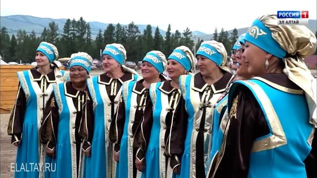 Чойский район на празднике Эл Ойын смотреть онлайн