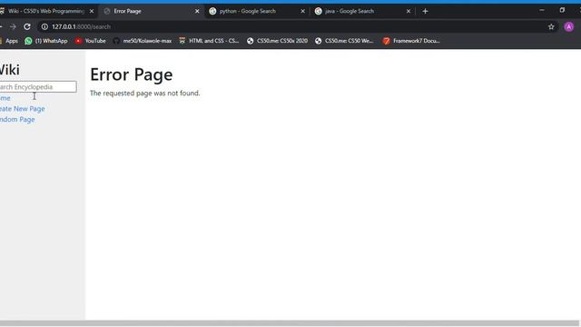 Wiki - Harvard CS50 Web Development with Python and JavaScript смотреть онлайн