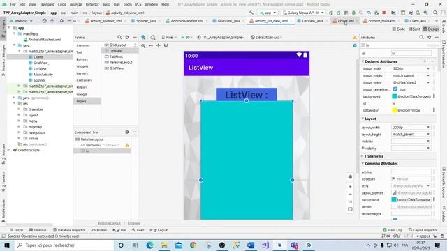 Android - Développement mobile - Part16 - TP7 - ArrayAdapter simple Cas ListView et ArrayList смотреть онлайн