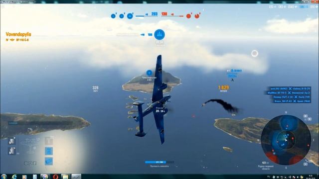 Messerschmitt Bf.110 C-6 в игре World of Warplanes смотреть онлайн