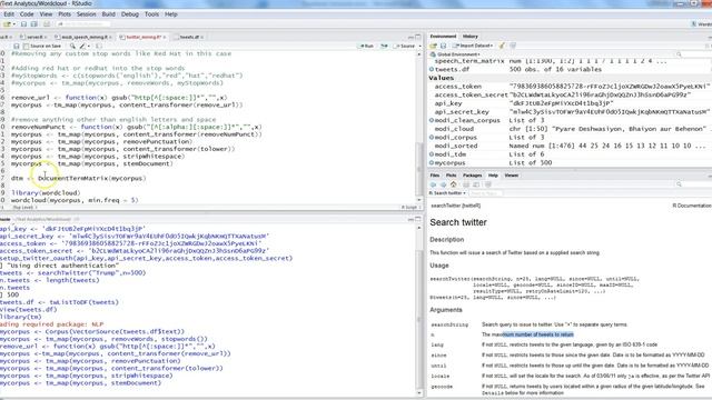 Text Analytics with R | Cleaning Twitter Data and Creating Wordcloud of Tweets смотреть онлайн