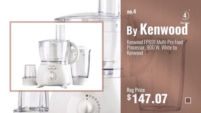 Top 10 Kenwood Food Processors [2018]: Kenwood Multipro Compact 9 Cup Food Processor, Silver смотреть онлайн