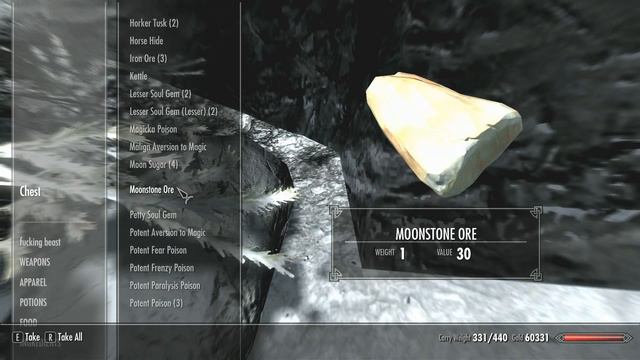 Skyrim - Invisible chest with amazing loot! смотреть онлайн