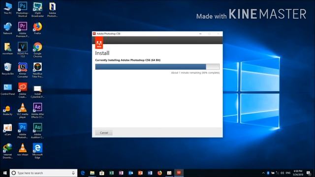 How to install Adobe Photoshop CS6 windows 10 (step by step) смотреть онлайн