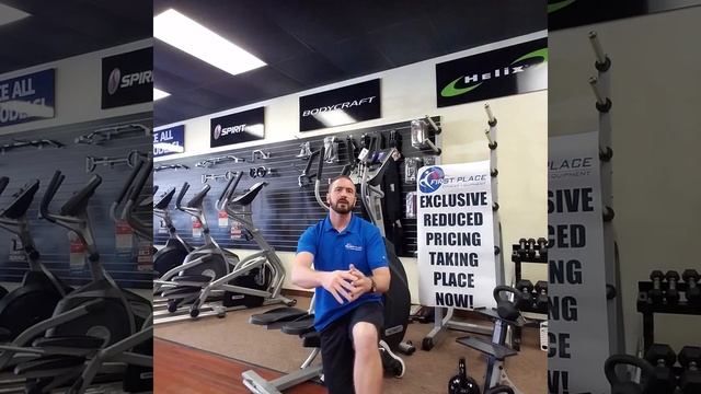 XS 895 Adjustable Incline Stepper - Spirit Fitness