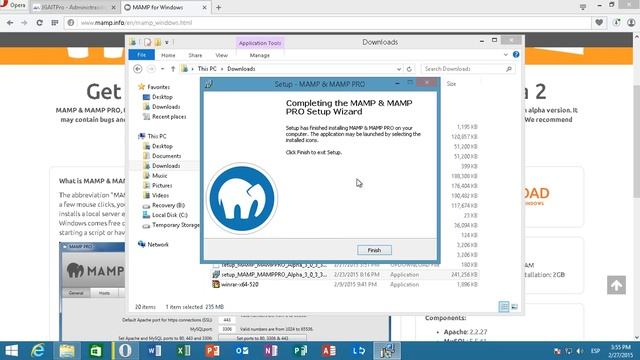 MAMP Servidor Web local con Apache, MySQL y PHP en Windows 8.1 смотреть онлайн