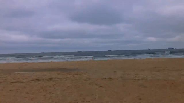 Утренняя прогулка к морю, Балтийское море, Гданьск Польша, смотреть онлайн