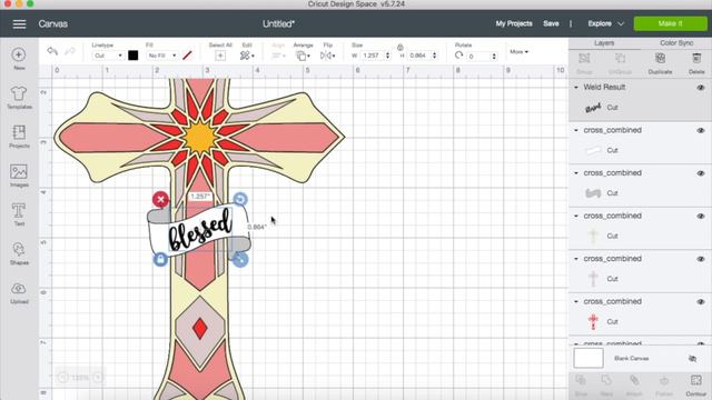 3D Multi-layered Cross Mandala Tutorial - Free SVG Cricut Cut File смотреть онлайн