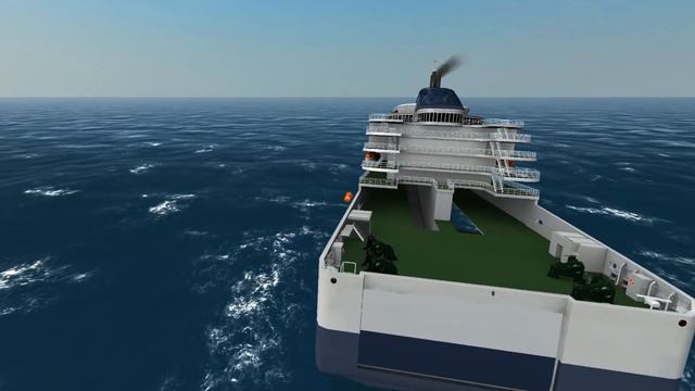 Pride of Rotterdam collision with Jumbo Javelin | Ship Simulator Extremes смотреть онлайн