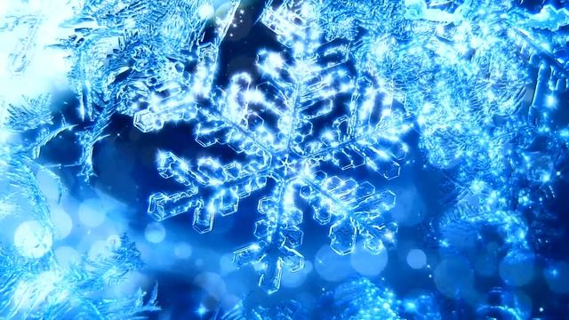 Футаж Снежинка новогодняя