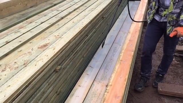 Обработка антисептическим составном бруса смотреть онлайн