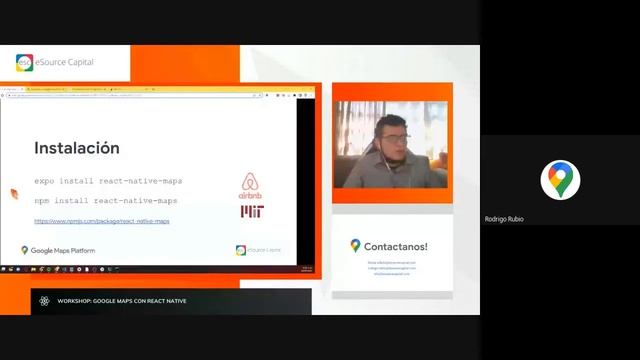 Workshop - Google Maps con React Native Parte 1 смотреть онлайн