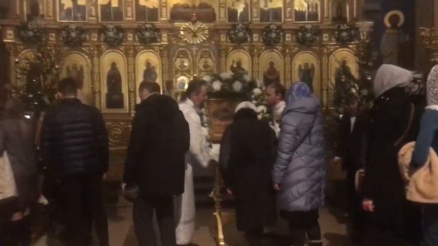 Покровский Храм. Воронеж. 7 января 2019 год. Служба. смотреть онлайн