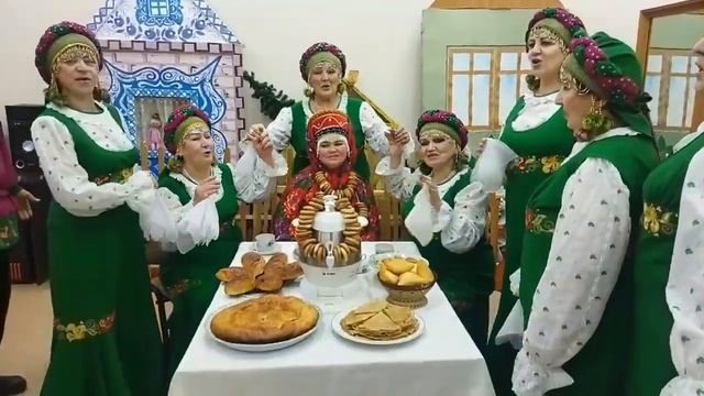 "Открытие Масленницы", - хор русской песни "ЗДРАВИЦА" г. Лисаковск. смотреть онлайн