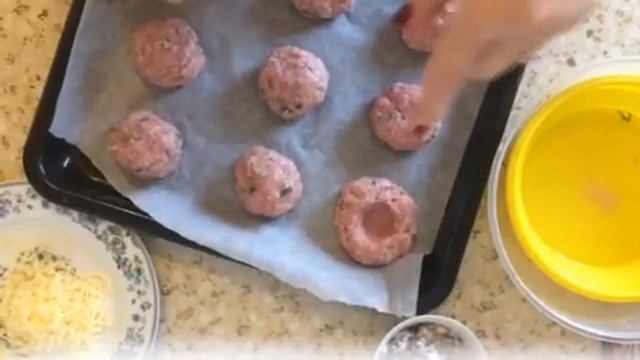 Фантастические мясные гнёзда с грибами и сыром? смотреть онлайн
