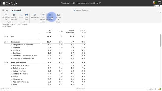 Set versions based on categories in Power BI table/matrix смотреть онлайн