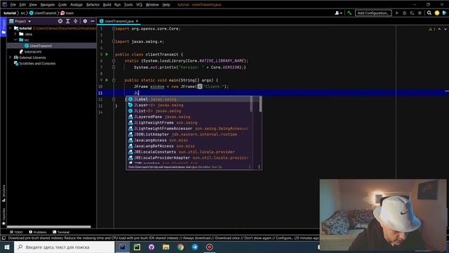 Java: OpenCV [Стриминг видео "UDP Socket"] #3 смотреть онлайн