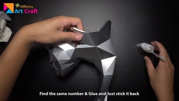 DIY 3D PaperCraft - Cat stretching paper craft for home decor | 3d svg files for cricut, cameo 4