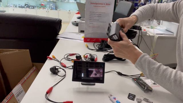 Комплект видеонаблюдения для автошкол на 4 камеры/комплект камер на учебный автомобиль смотреть онлайн