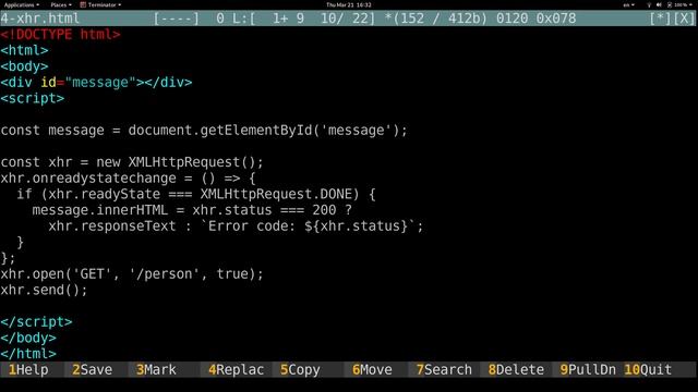 HTTP запросы в браузере и Node.js: XMLHttpRequest, Fetch